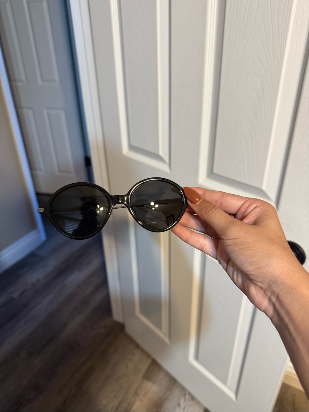 Dior Black Oval Sunglasses for Women